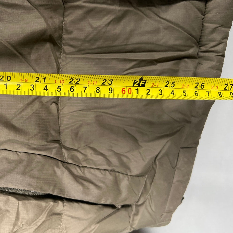 L.L Bean Brown Puffer Jacket 100% Nylon Size Medium Outwear