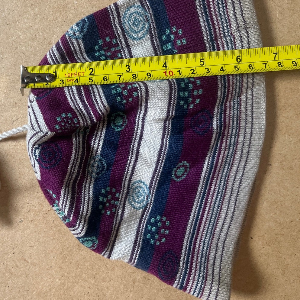 Smartwool Girls One Size Multicolor 100% Merino Wool Beanie Hat