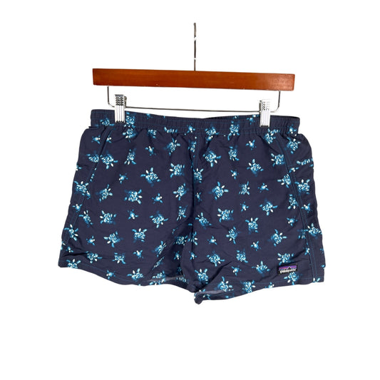 Patagonia Women’s Baggy Shorts Size Medium 100% Nylon Little Flipper Steeler Turtle Swim