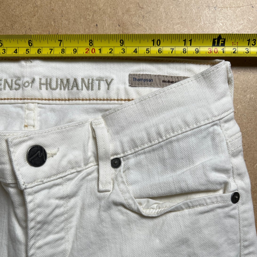 Citizens Of Humanity Los Angeles Women White Skinny Jeans Size 29