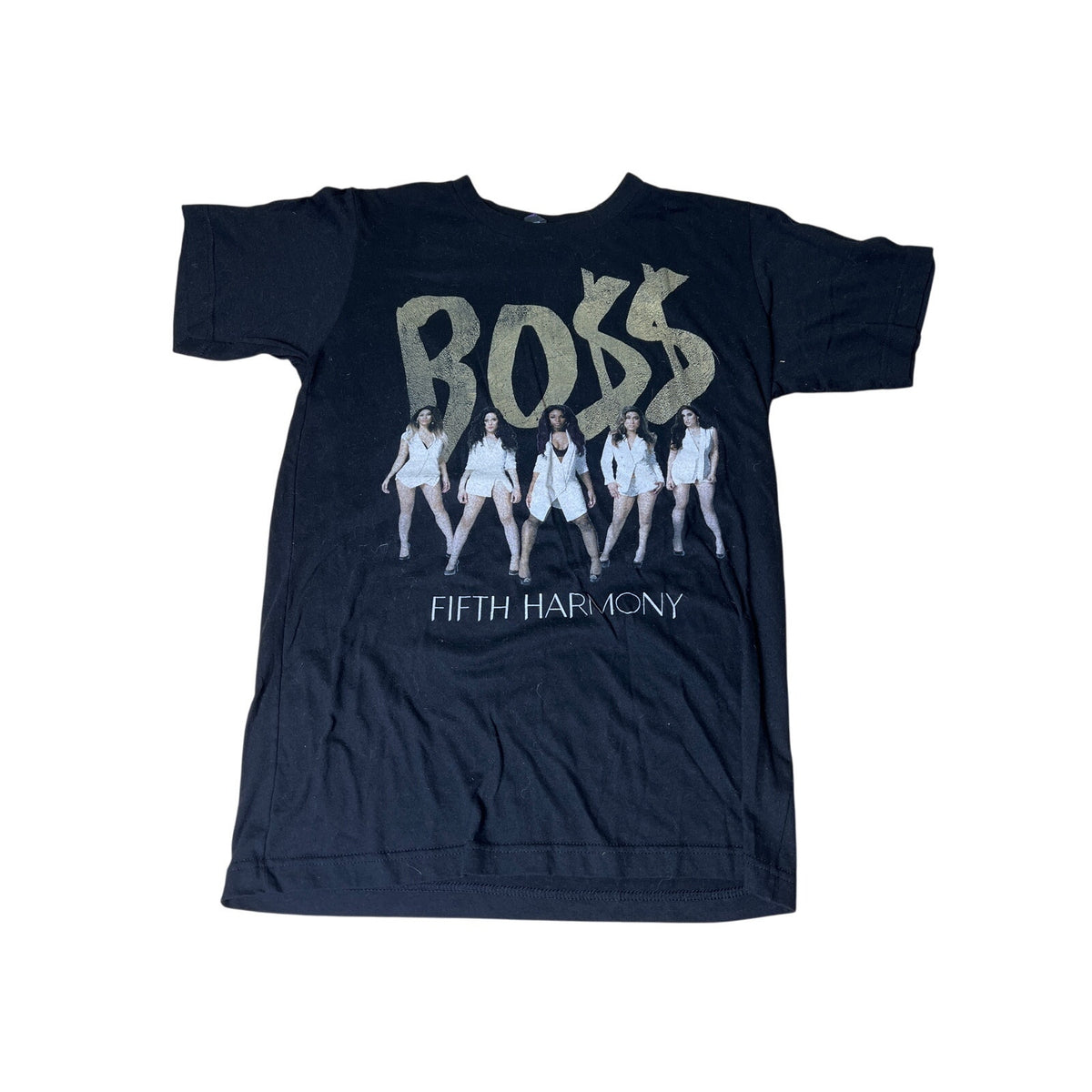 Fifth Harmony Summer Tour 2014 Boss Black Shirt Size S