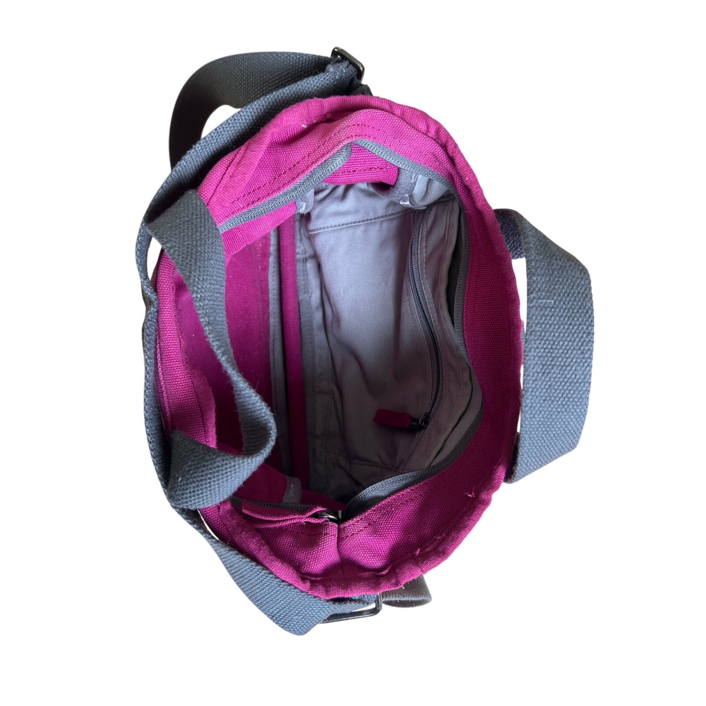 Duluth Trading Co. Women's Pink Canvas Travel Activewear Sling Bag