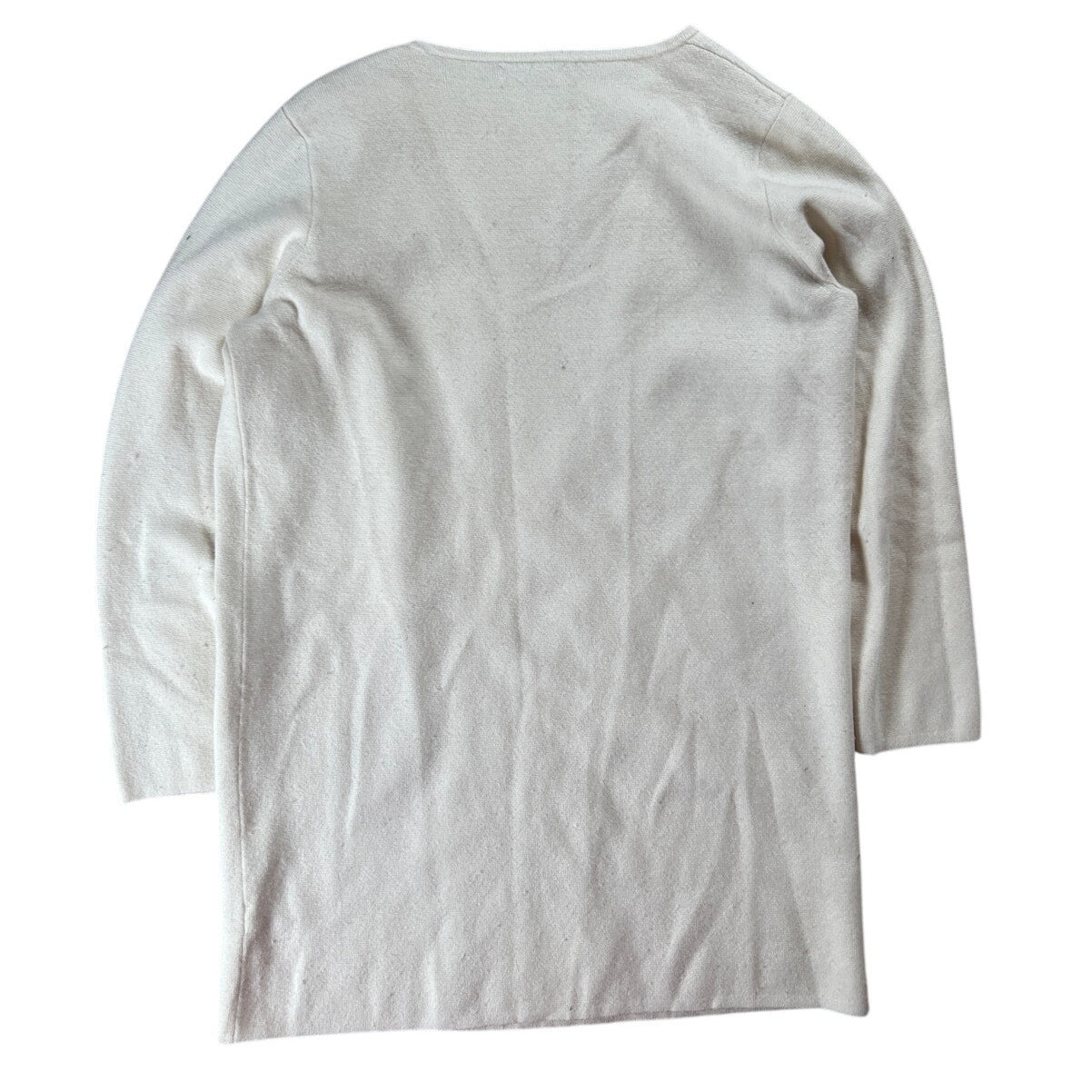J. Crew 365 Womens Cotton Collared V-Neck Long Sleeve Cardigan White L