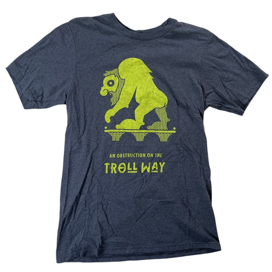 An Obstruction On The Troll Gray Men T-Shirt Size M