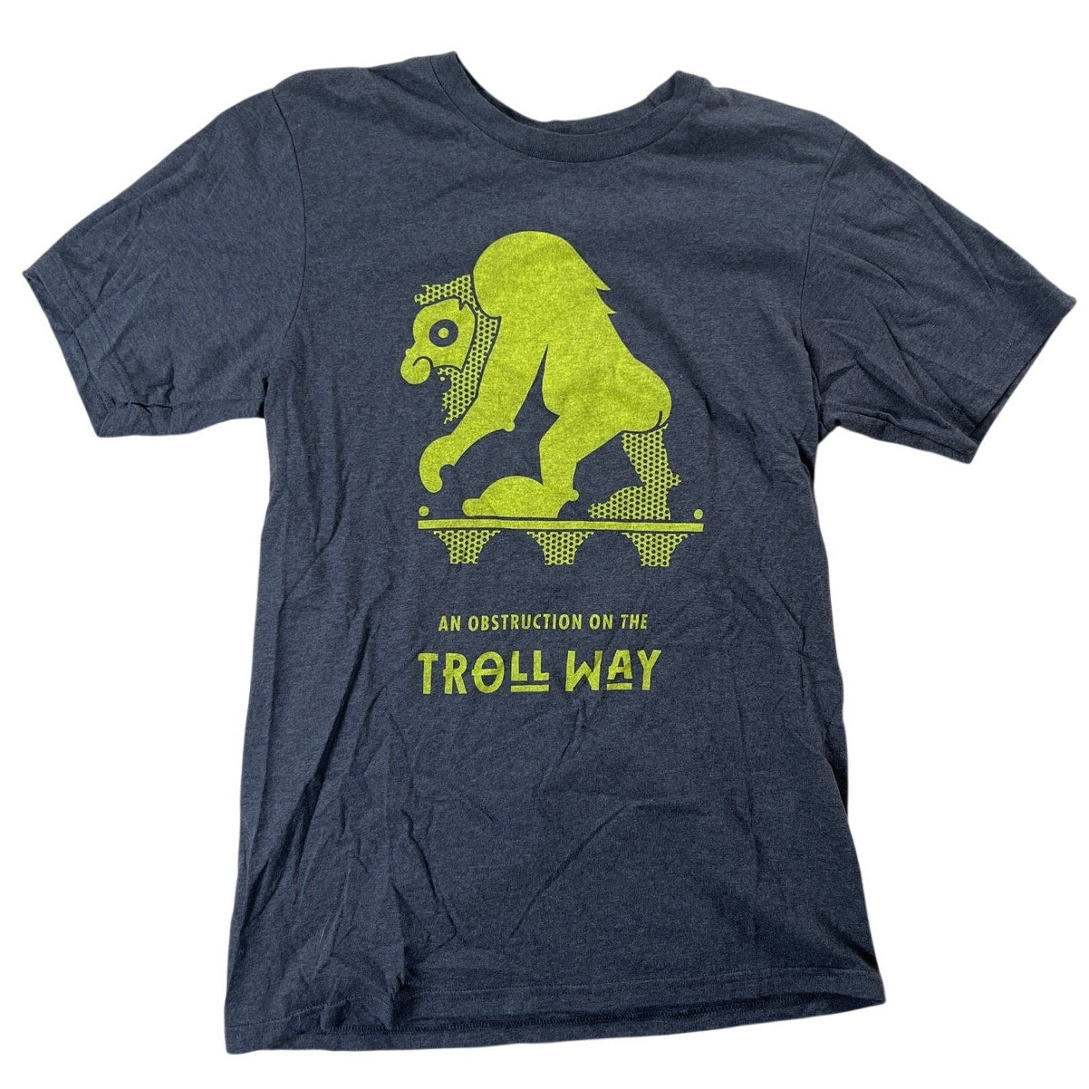 An Obstruction On The Troll Gray Men T-Shirt Size M