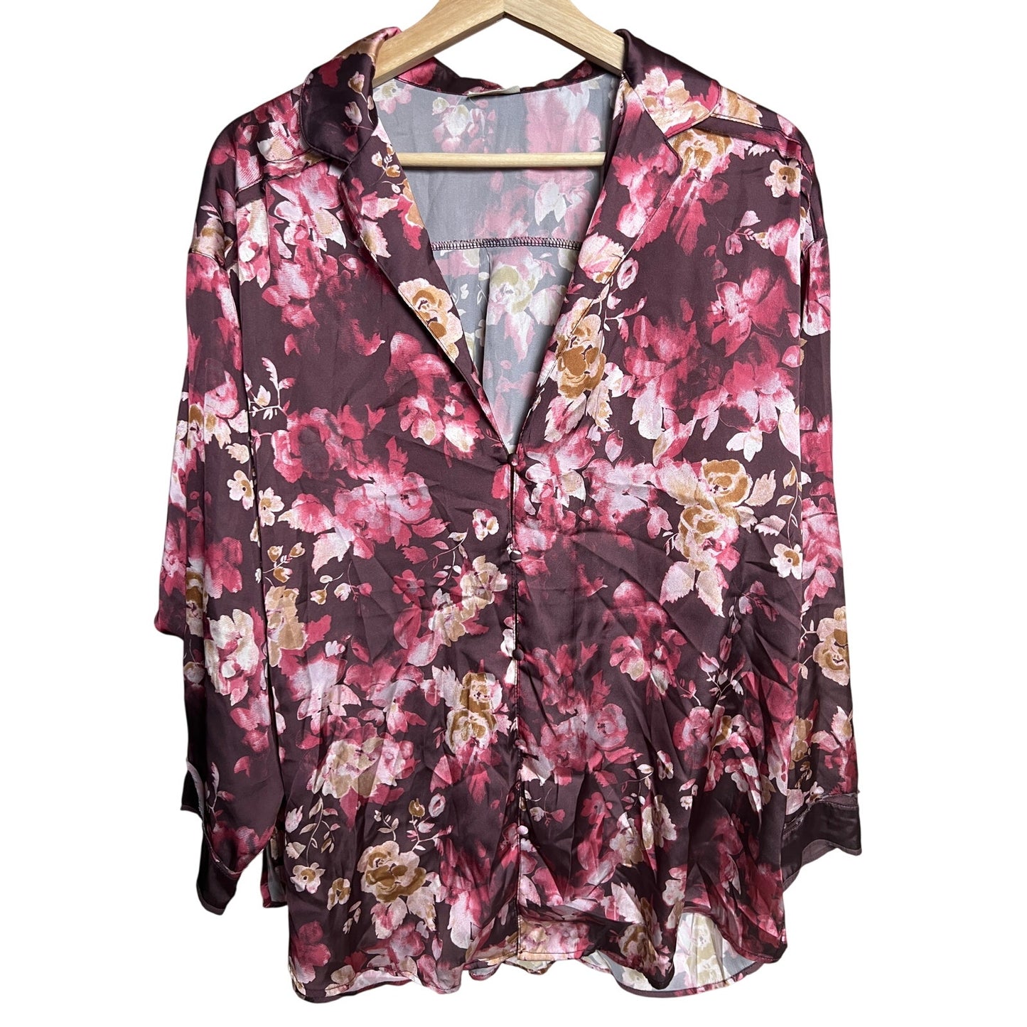 Intimately Free People Floral PJ Women Top *Dimensions in Pictures*