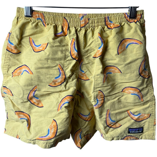 Patagonia Rainbow/Melon Yellow Short Size XS Men