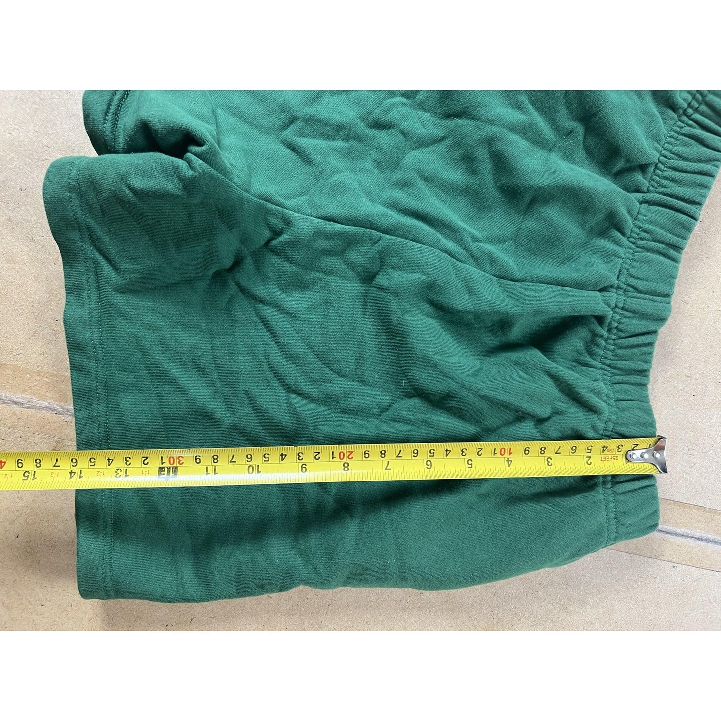 CODIRMA Mens Medium Green French Terry Sweat Shorts Elastic Waist Activewear