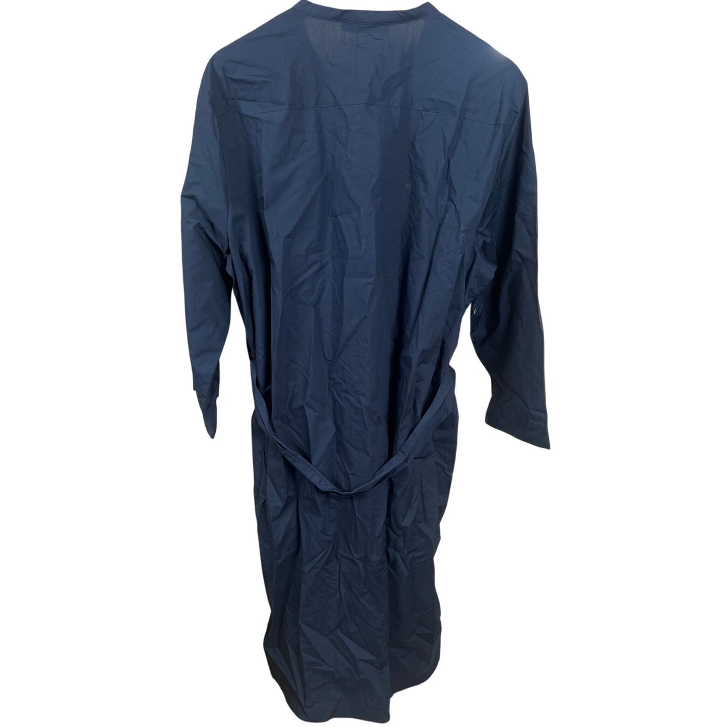 Violeta By Mango 2XL Oversized Navy Blue Dress W/ Adjustable Belt NWT