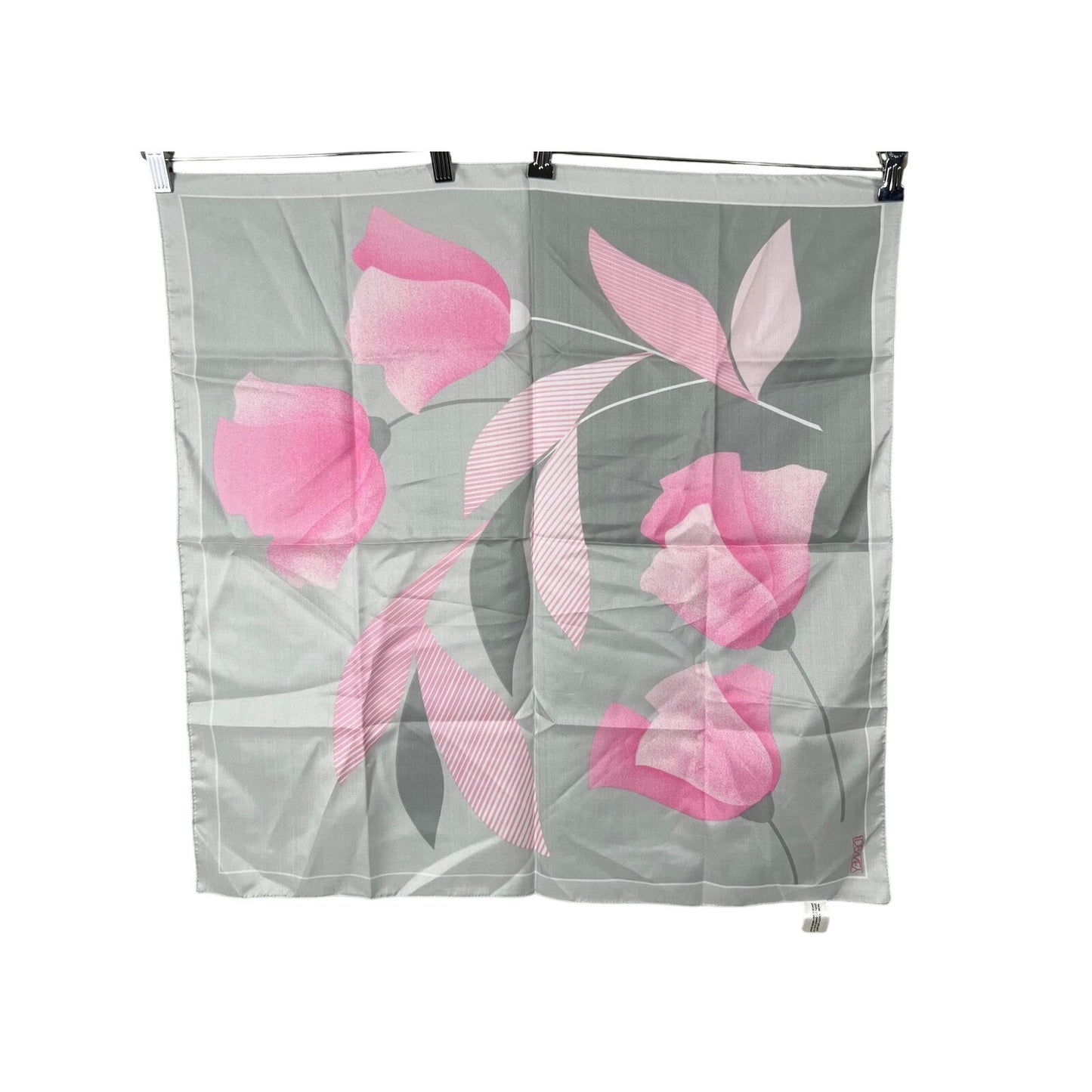 Frances Denney Polyester Made In Italy Floral Scarf