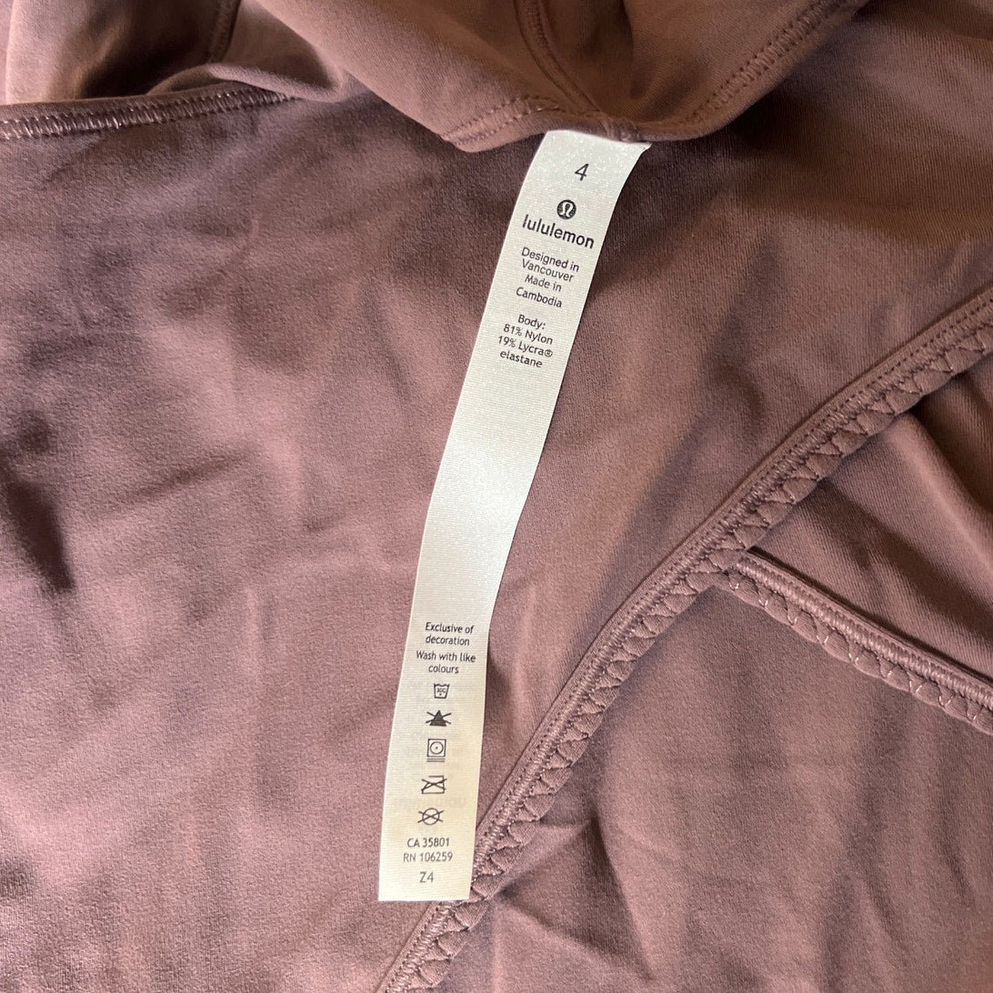 Lululemon Contour Pink Dress Contour Dress Nulu Size 4 NWT