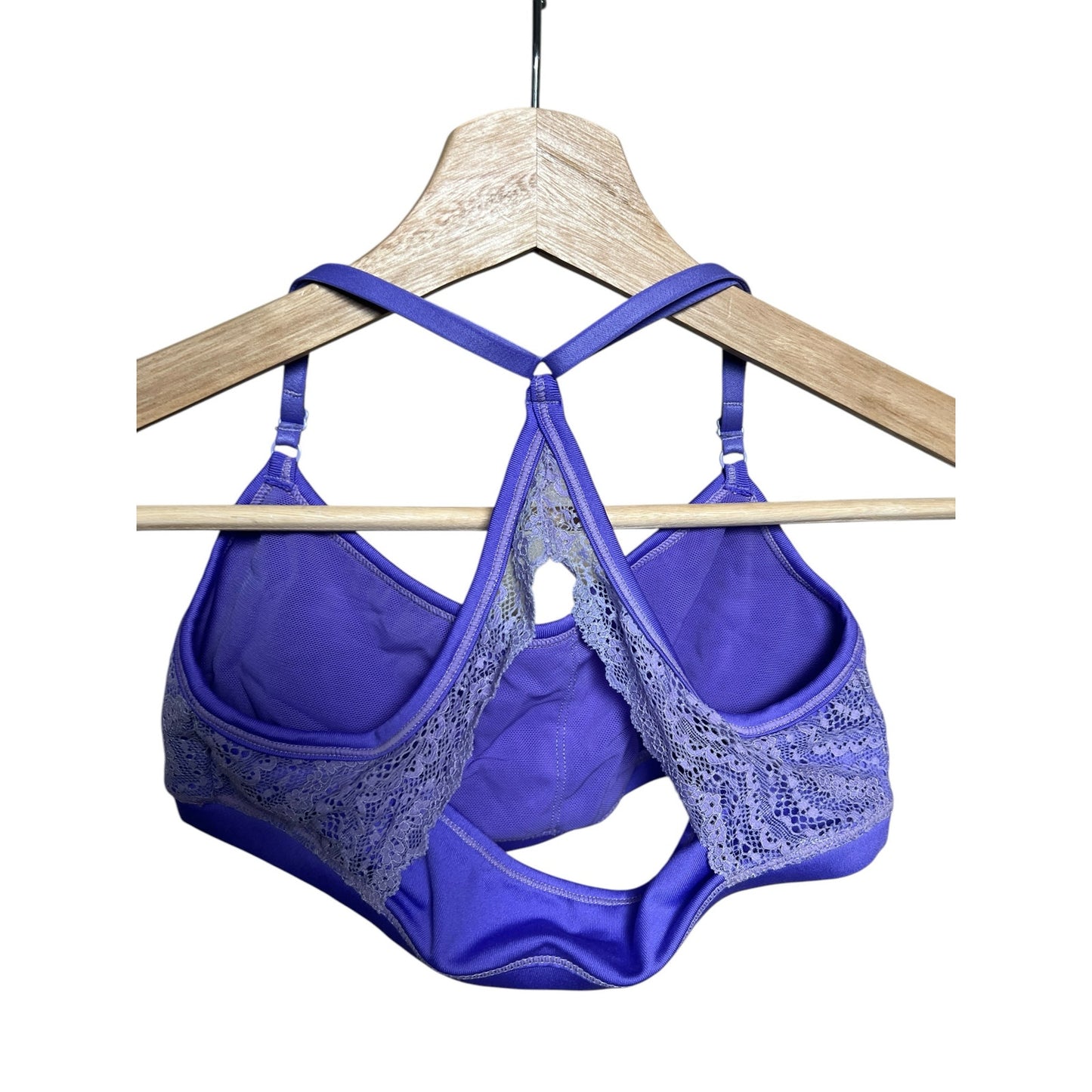 Aerie Purple Sports Bra Size Medium M Adjustable Straps