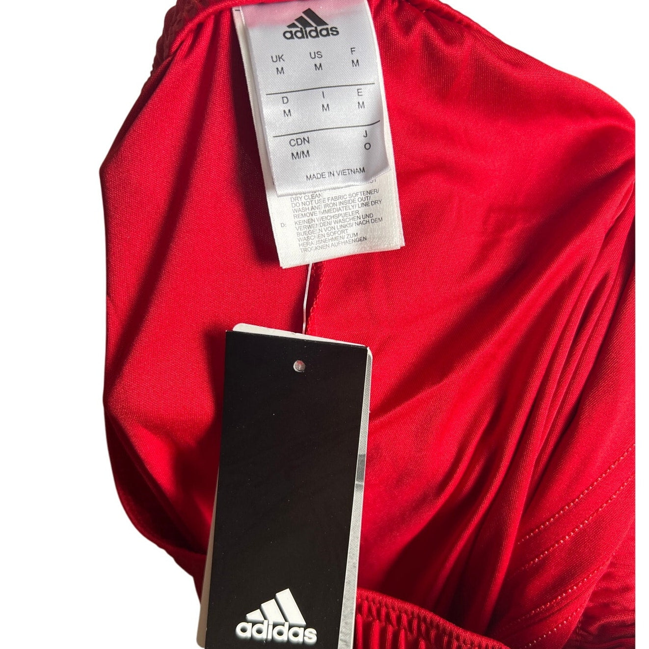 NWT Adidas Red Basketball Shorts Size Medium 100% Polyester Regista