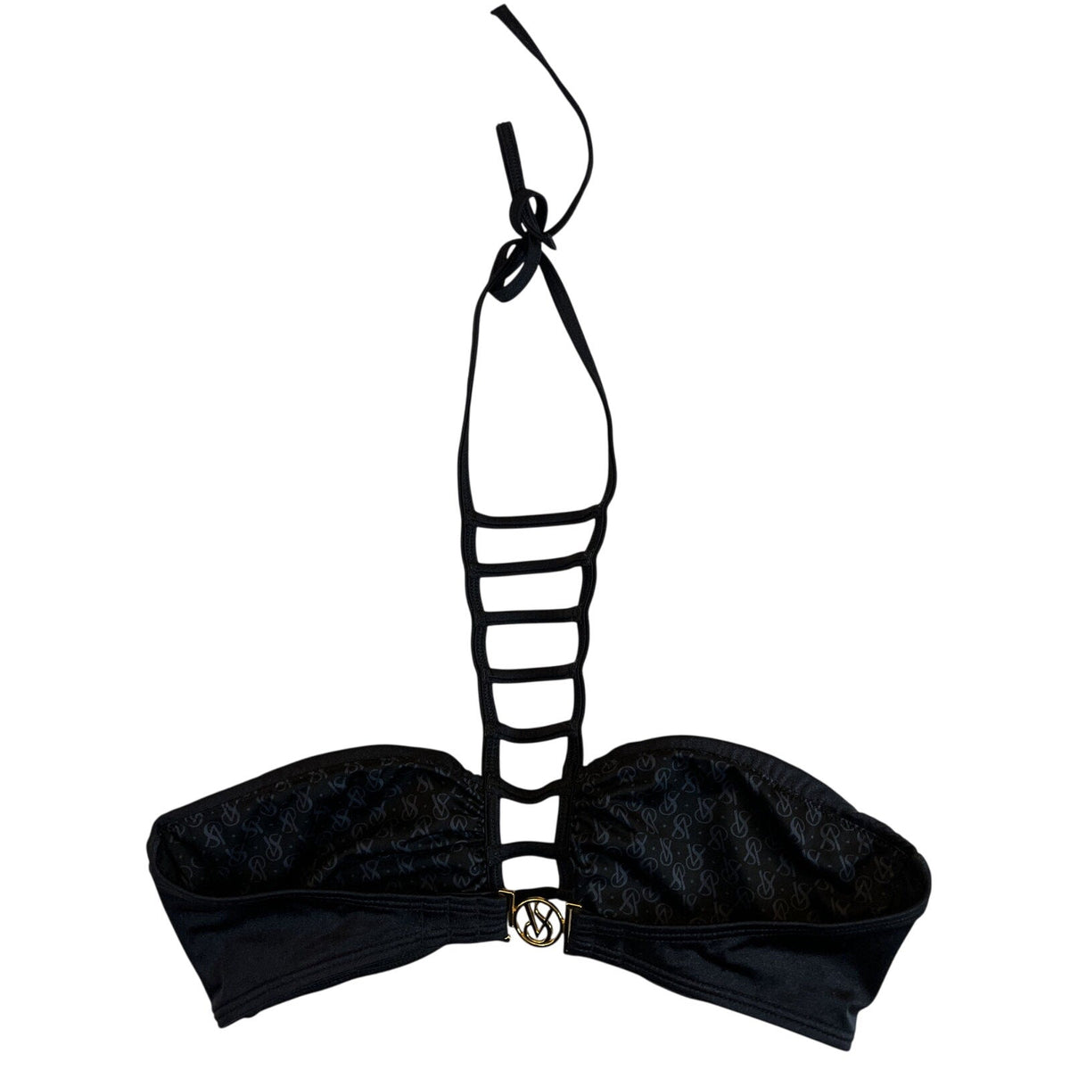 Victoria's Victoria Secret S Small Bikini - Black Gold Clasp - EUC