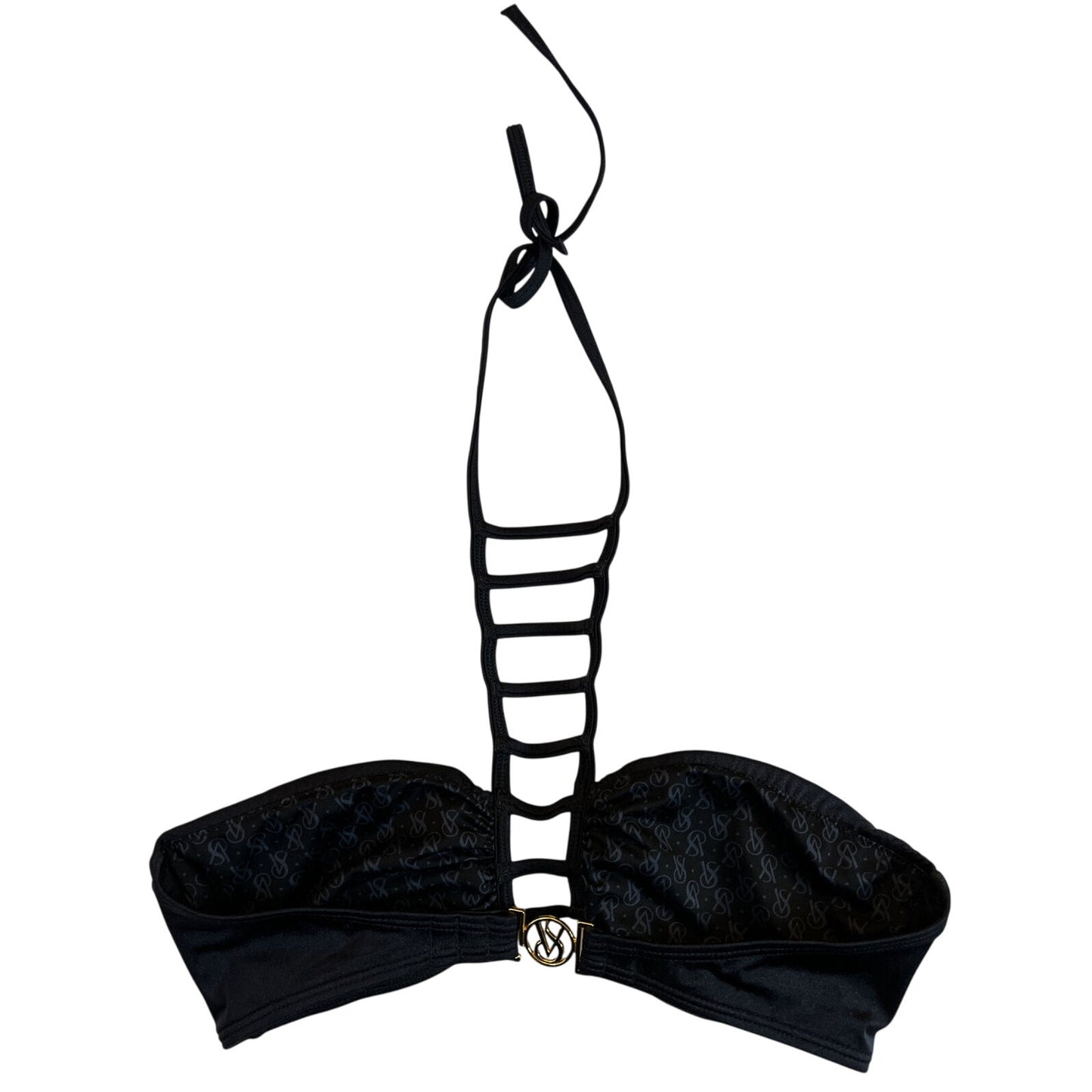 Victoria's Victoria Secret S Small Bikini - Black Gold Clasp - EUC