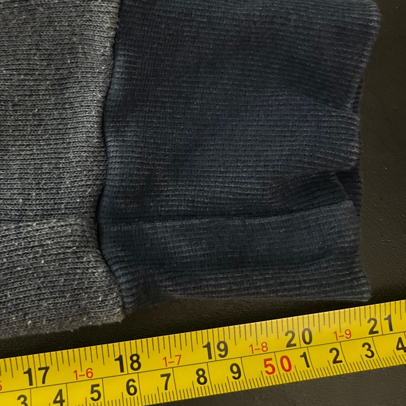 Free People Small Cropped V Neck Sweater Navy Blue