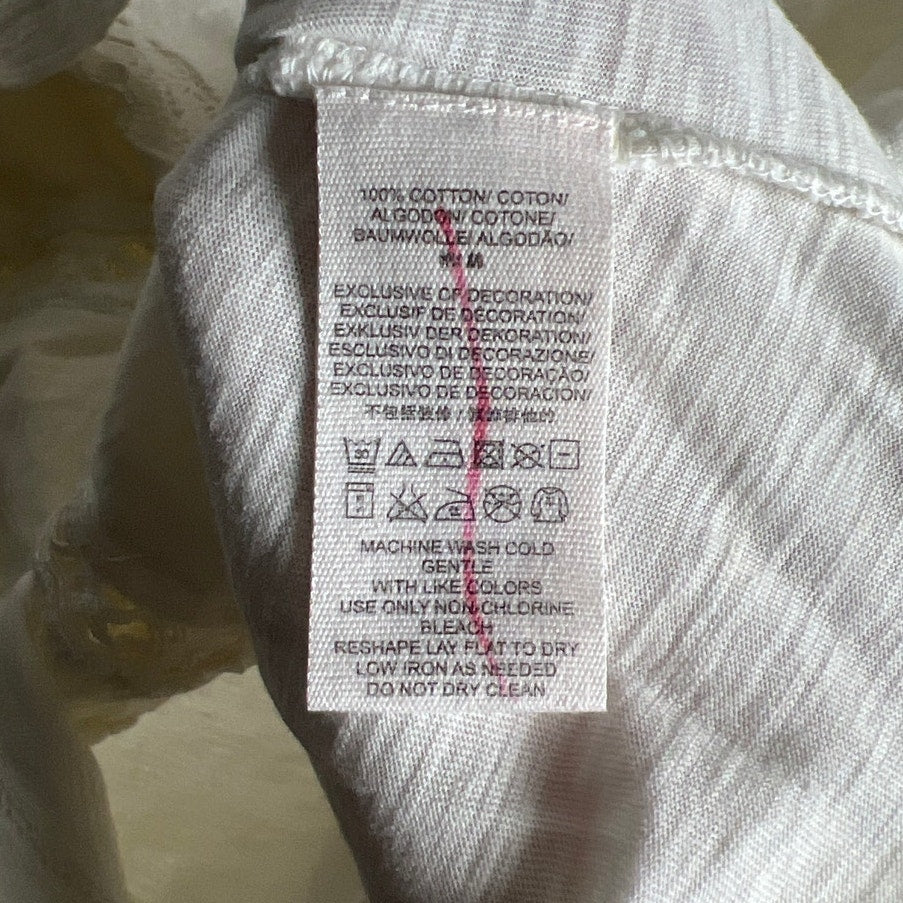 Free People 100% Cotton White Lace Women's Size XS