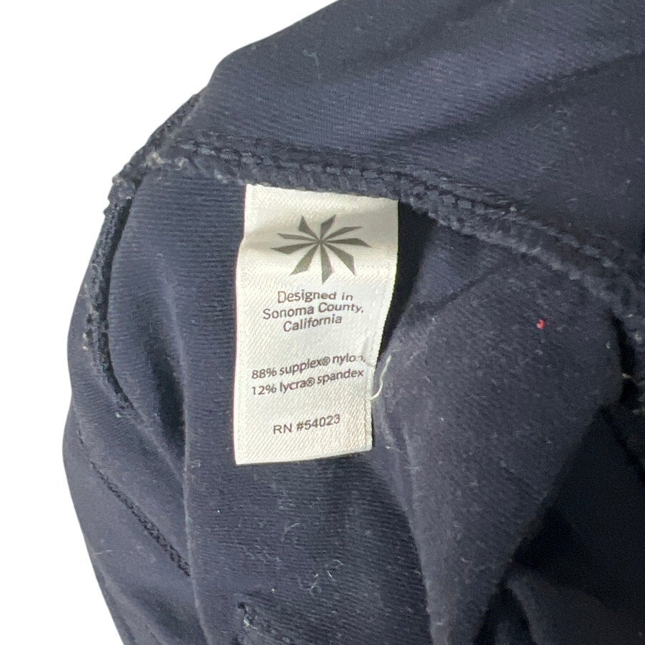 Athleta Size Medium Nylon Blue Shorts Women's Shorts