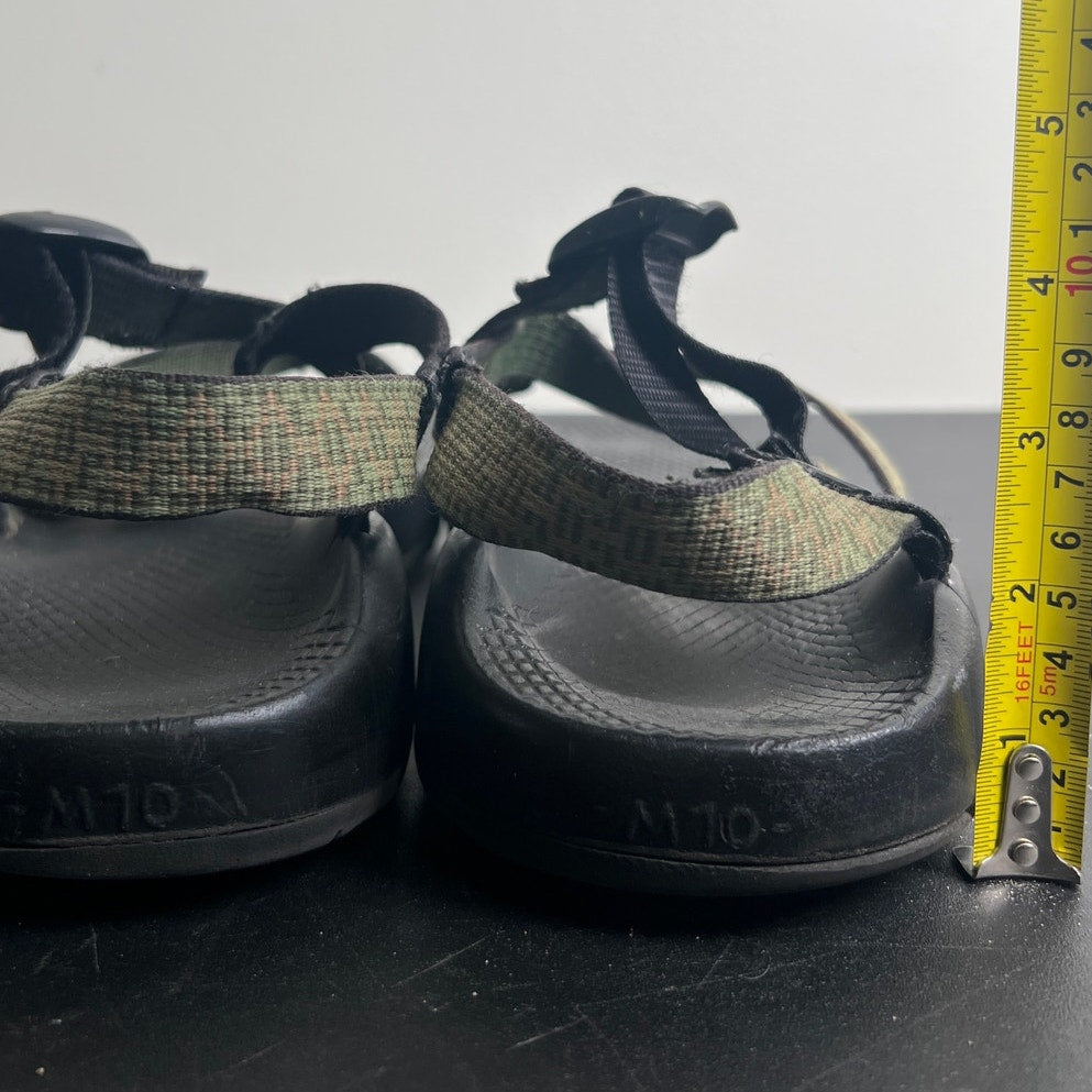 Chaco Men's Brown and Green Sandals Men’s 10