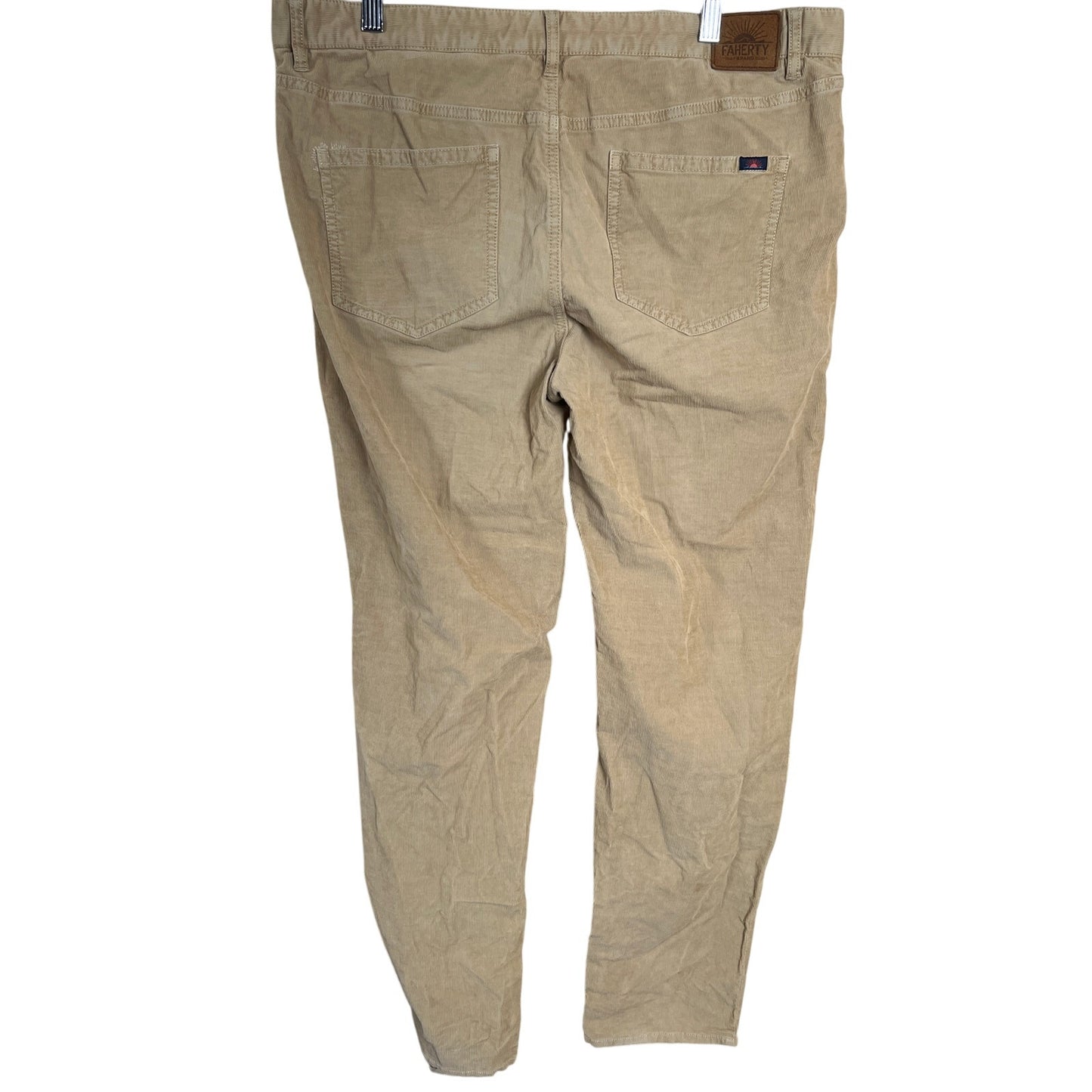 Faherty Brand Size 36 Corduroy Stretch Organic Cotton Blend 5 Pocket