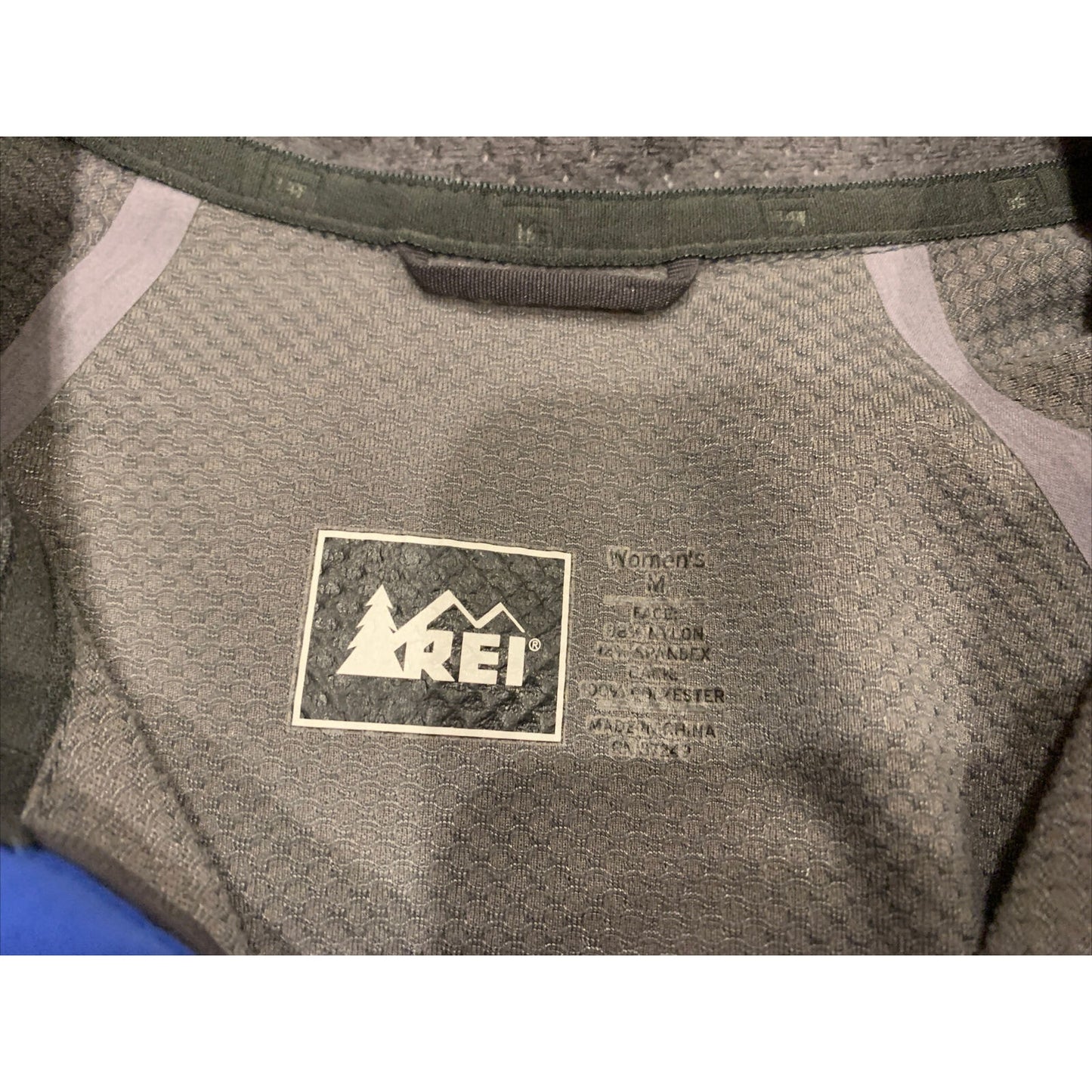 REI Women's Blue Zip Up Jacket Size Medium M - EUC