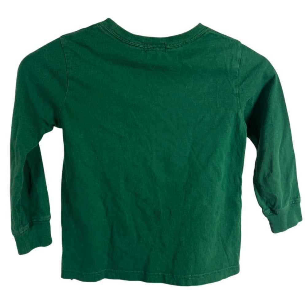 Polo Ralph Lauren Long Sleeve Green Orange Pony Size 5 Toddler