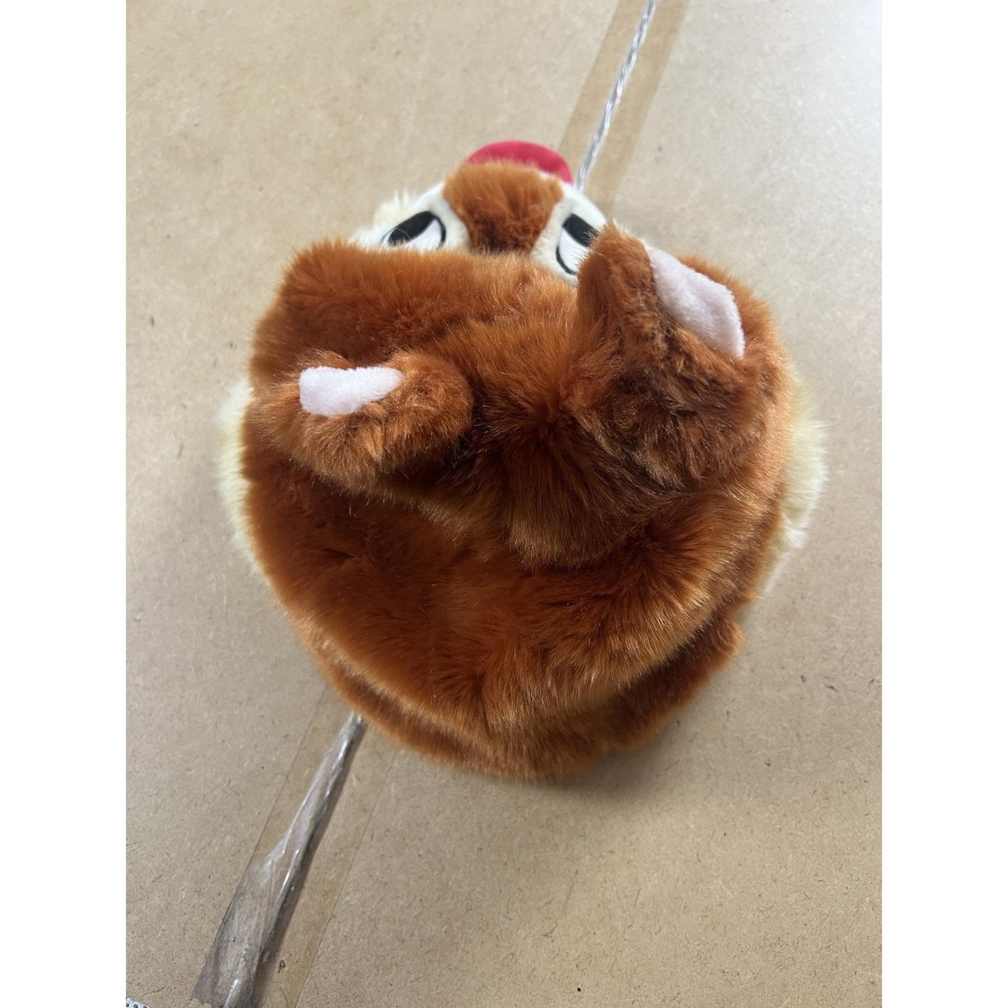Disney Parks Beanie Hat Mens One Size Brown Chip 'n Dale Lined Insulated Winter