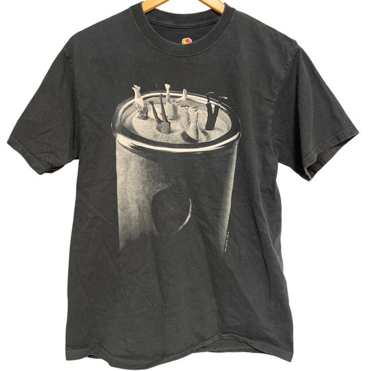 2001 Buttout Anti Tobacco Smoking Graphic T-shirt Medium