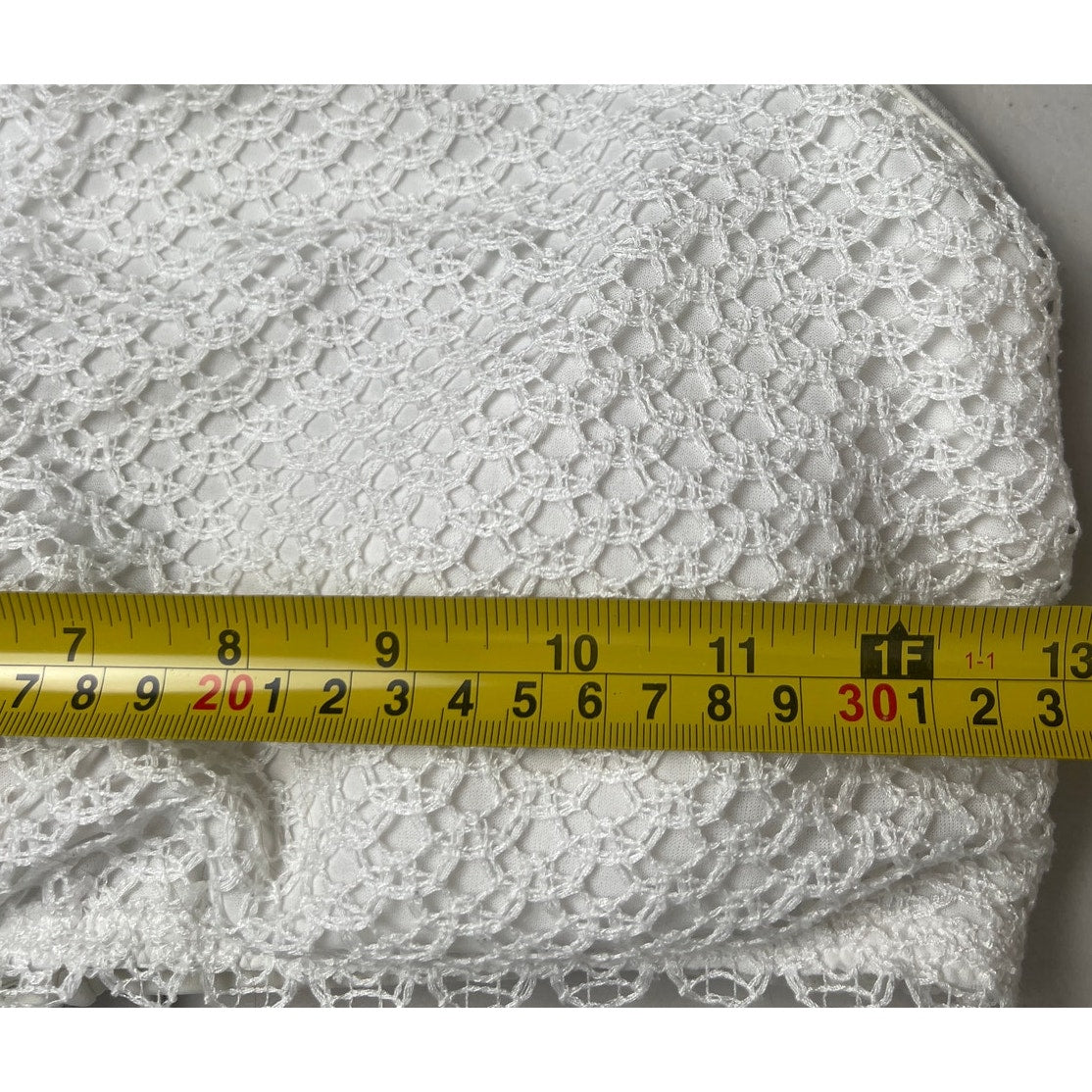 H&M Halterneck White Top Crochet Swim Size 12