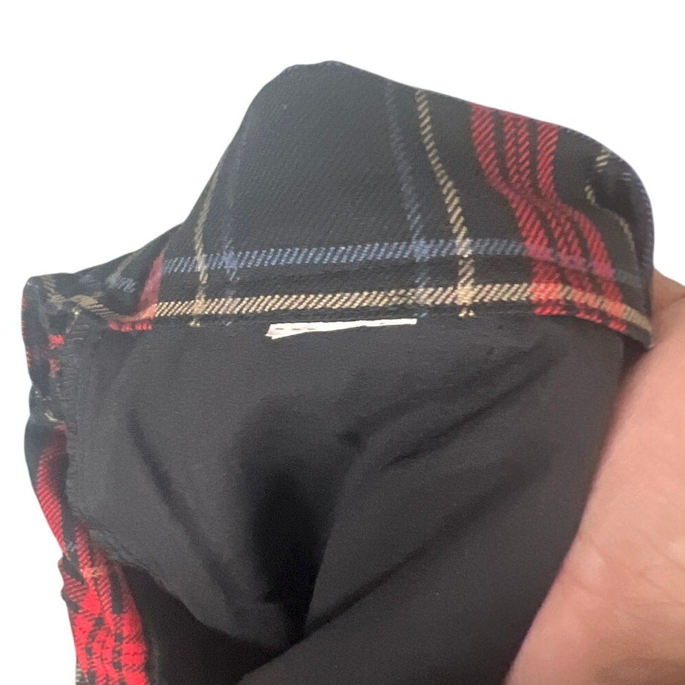 Zara TRF Collection Plaid Pants *Dimensions in Picture* Elastic Waist