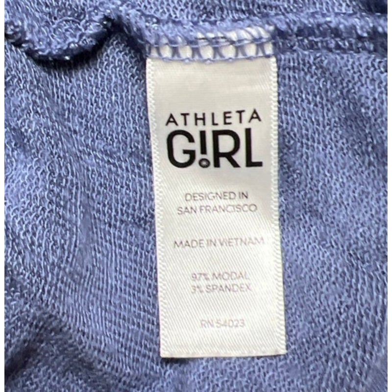 Athleta Girl Size M Activewear Navy Blue Sweater