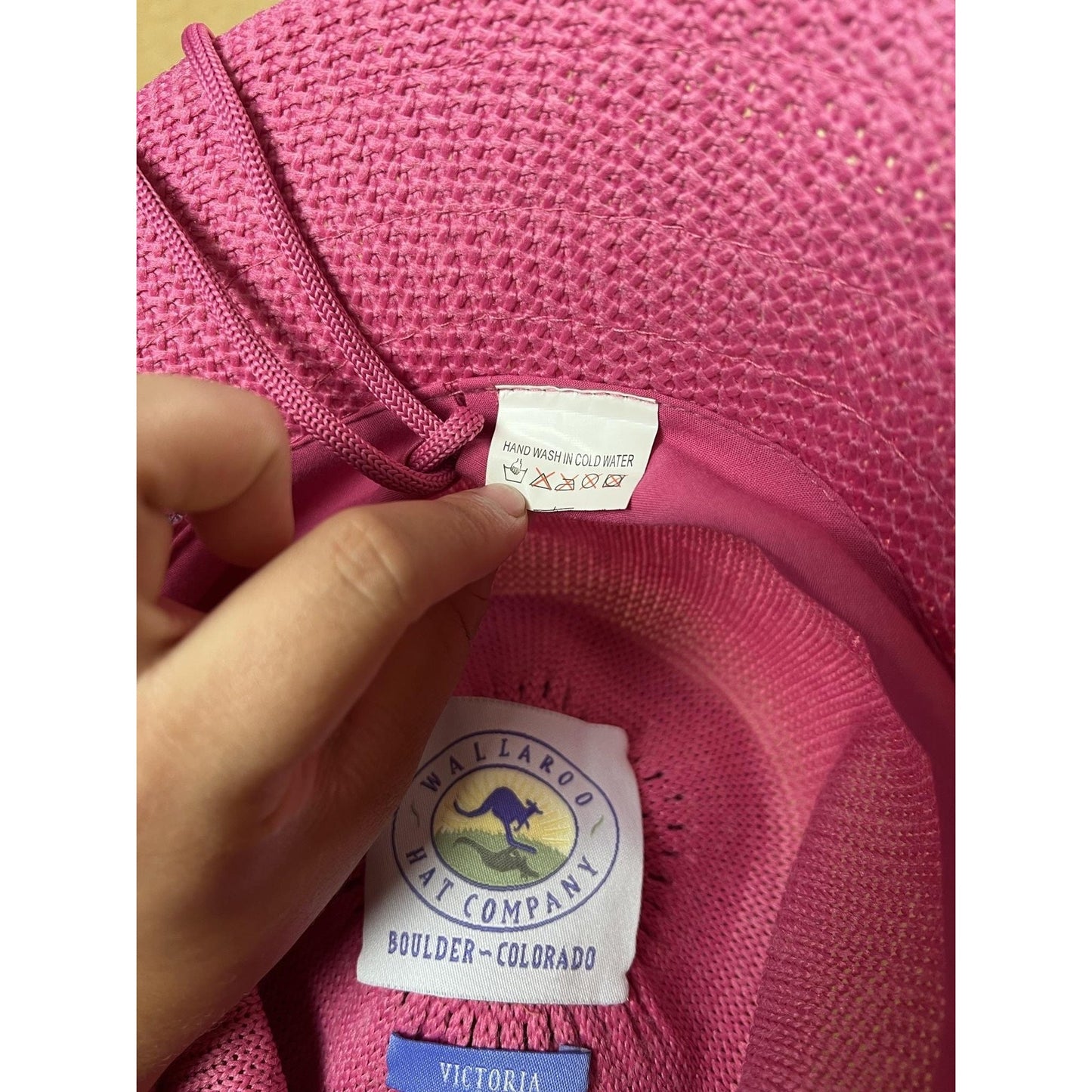 Wallaroo Hat Company Sun Hat Womens One Size Pink Victoria Wide Brim Beach