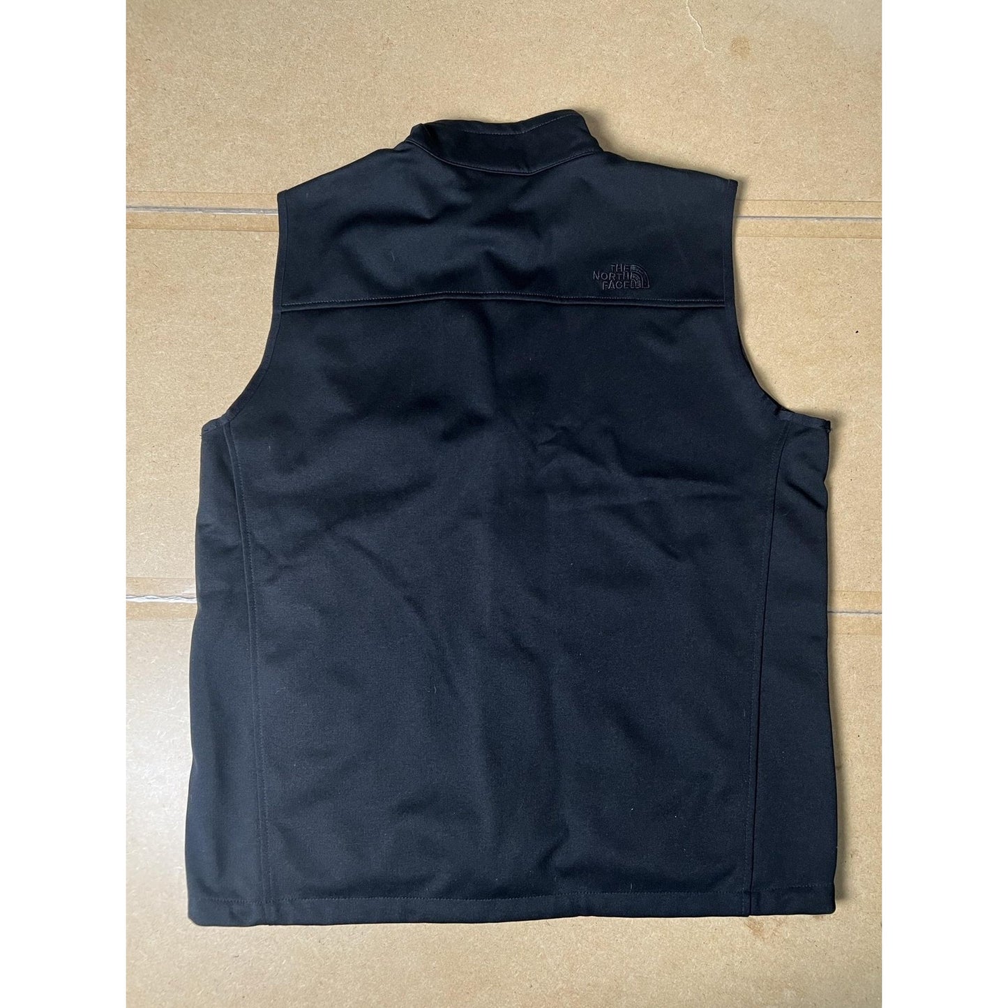 The North Face Vest Mens L Black Canyonwall Windbreaker Full Zip Zipped Pockets