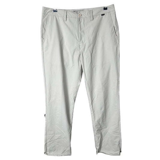 Travis Mathew 34 Men's Pants Chino Flat Front Nylon Casual Stretch