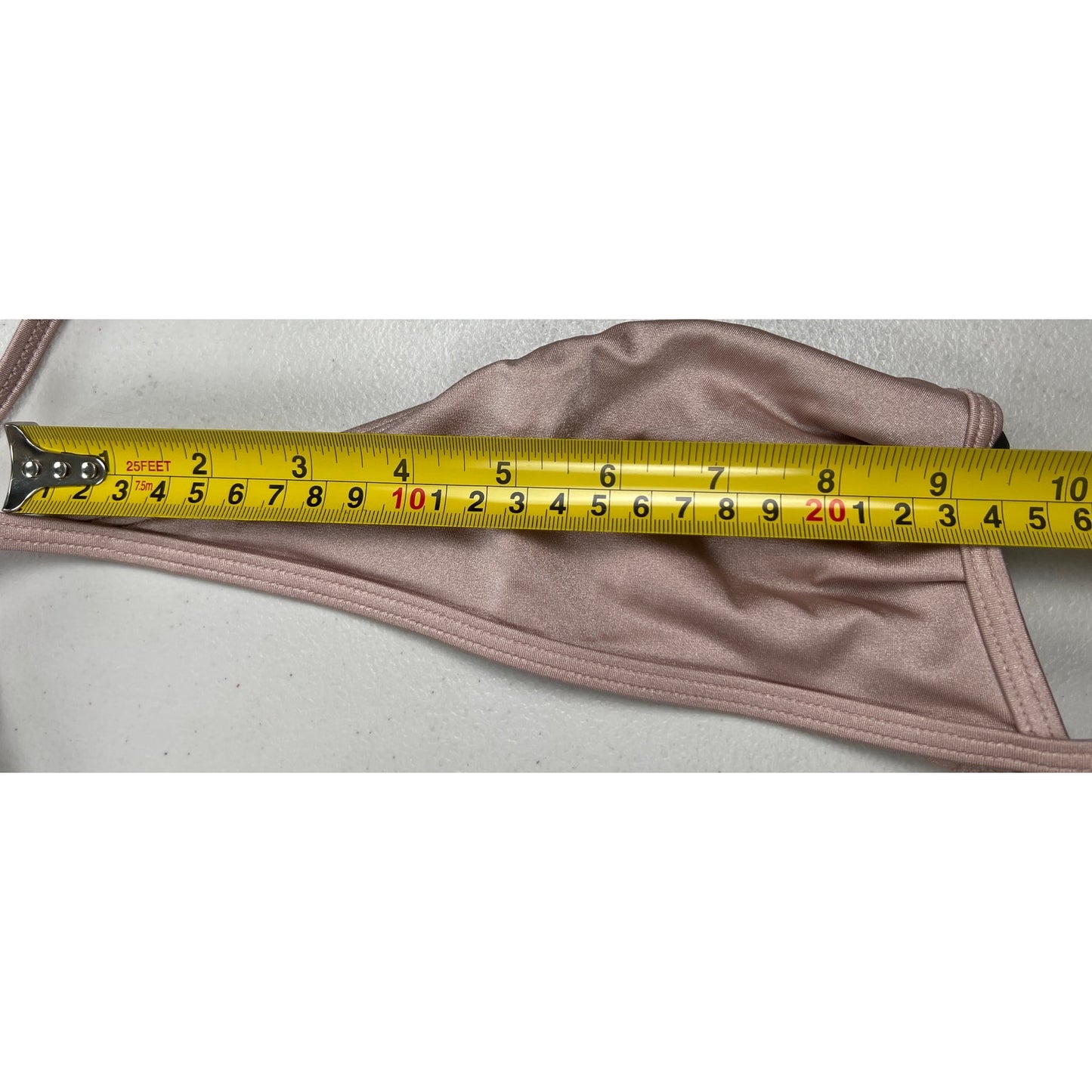 Victoria Secret Triangle Pink Swim Top Medium *Minor Cuts*