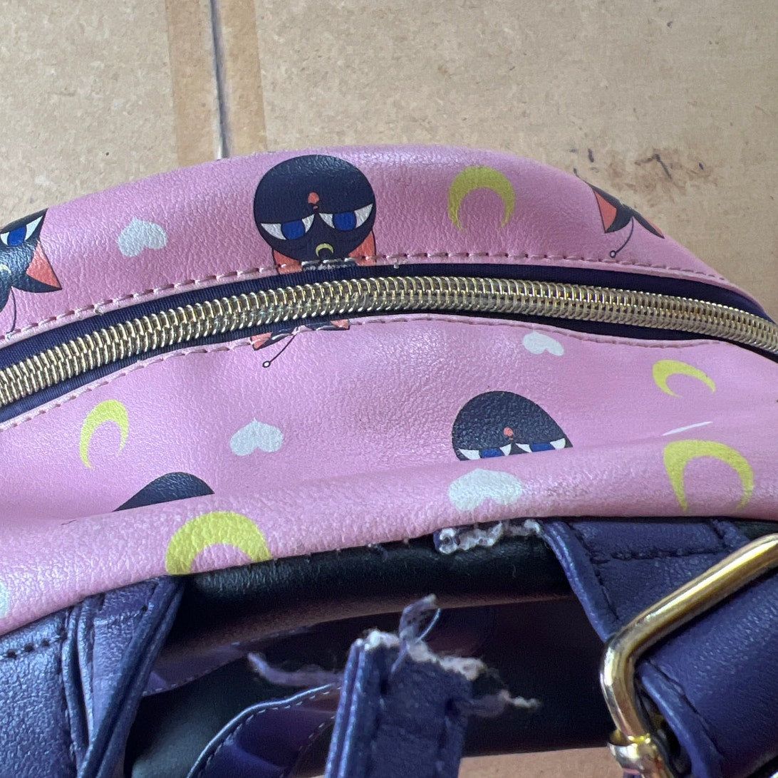 Loungefly Sailor Moon Luna Mini Backpack Pink