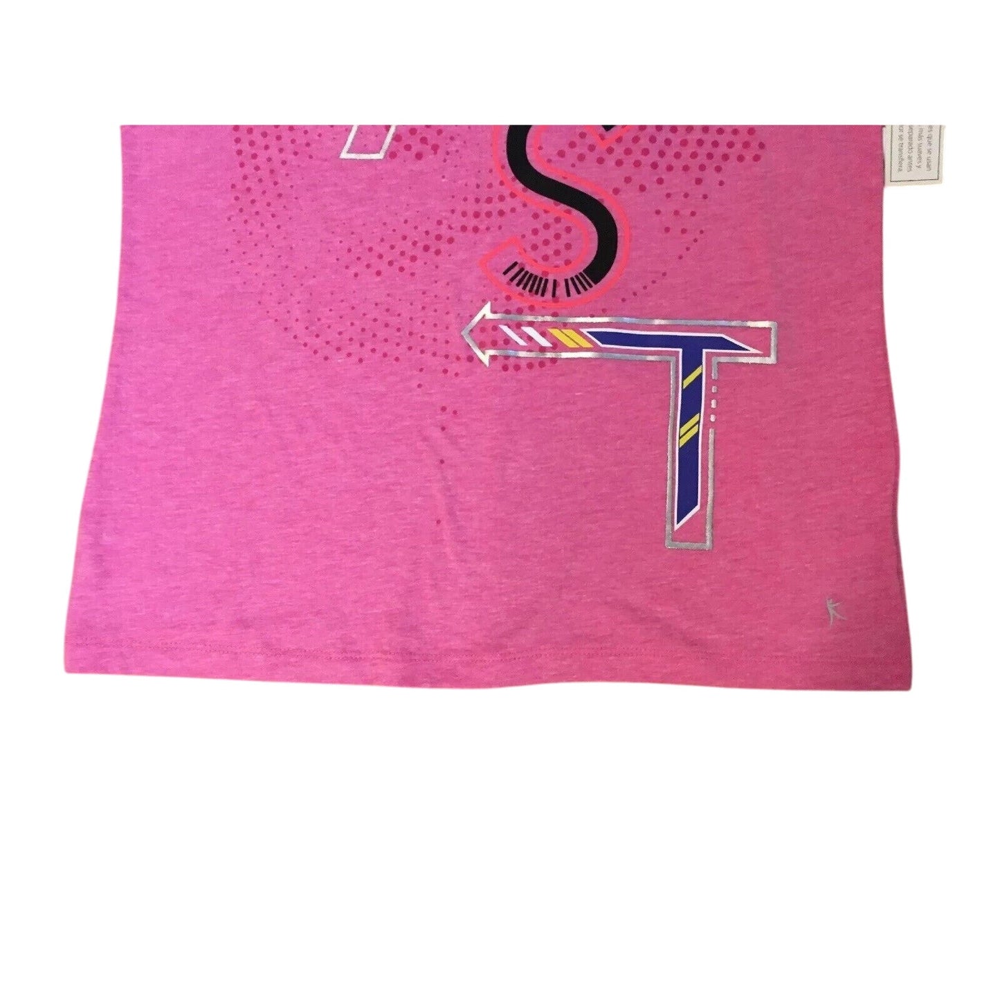 Girls Short Sleeve Tee Shirt PINK Danskin Now XL 14-16 - FAST Design - NWT