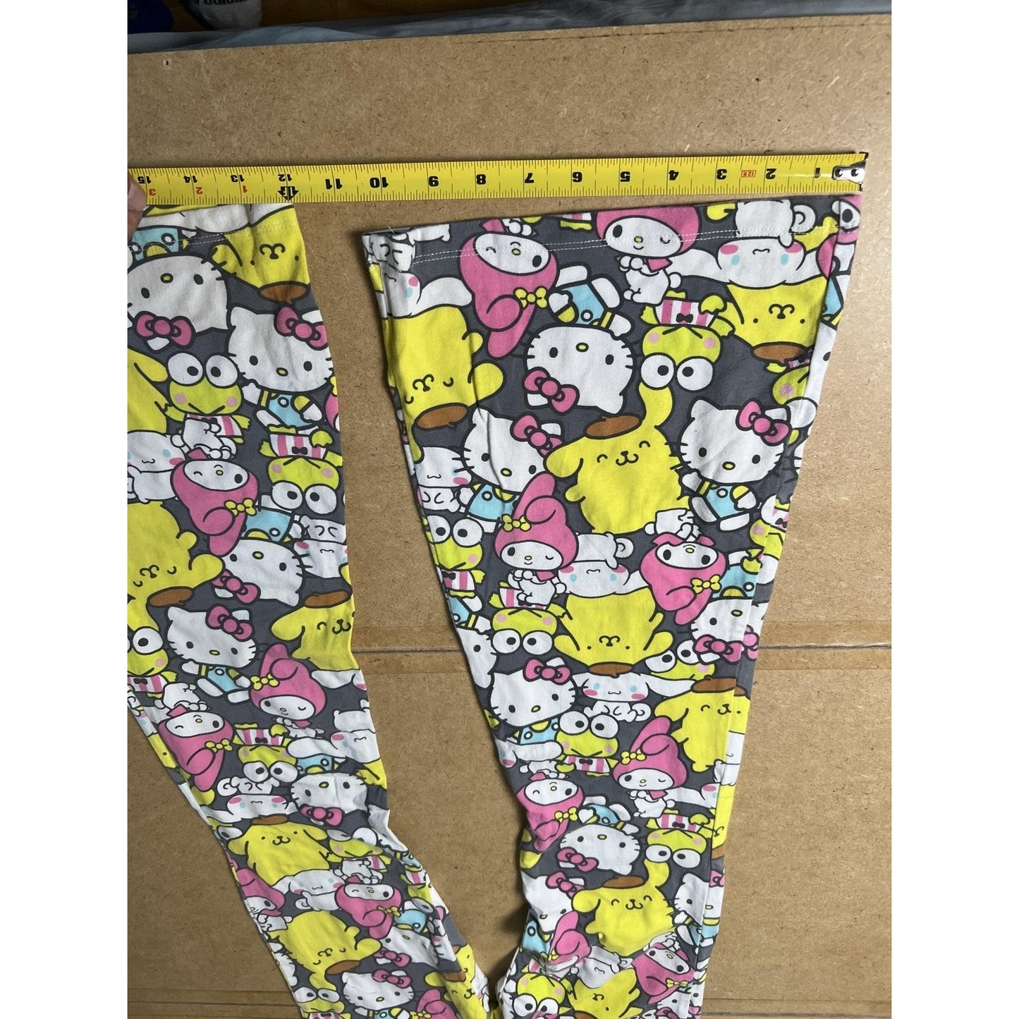 Sanrio Leggings Womens XS Multicolor Ankle Hello Kitty Friends Cotton Spandex