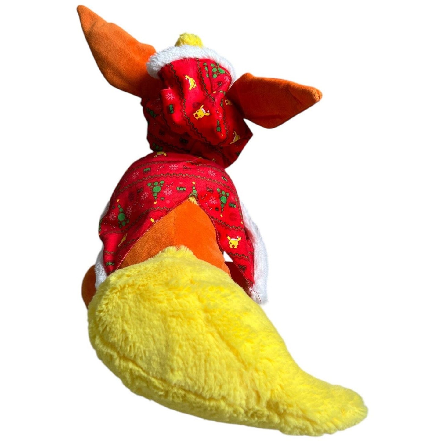 Build-A-Bear Pokemon Flareon Stuffed Plush w/ Sleeper, & Cape Rare No Sound