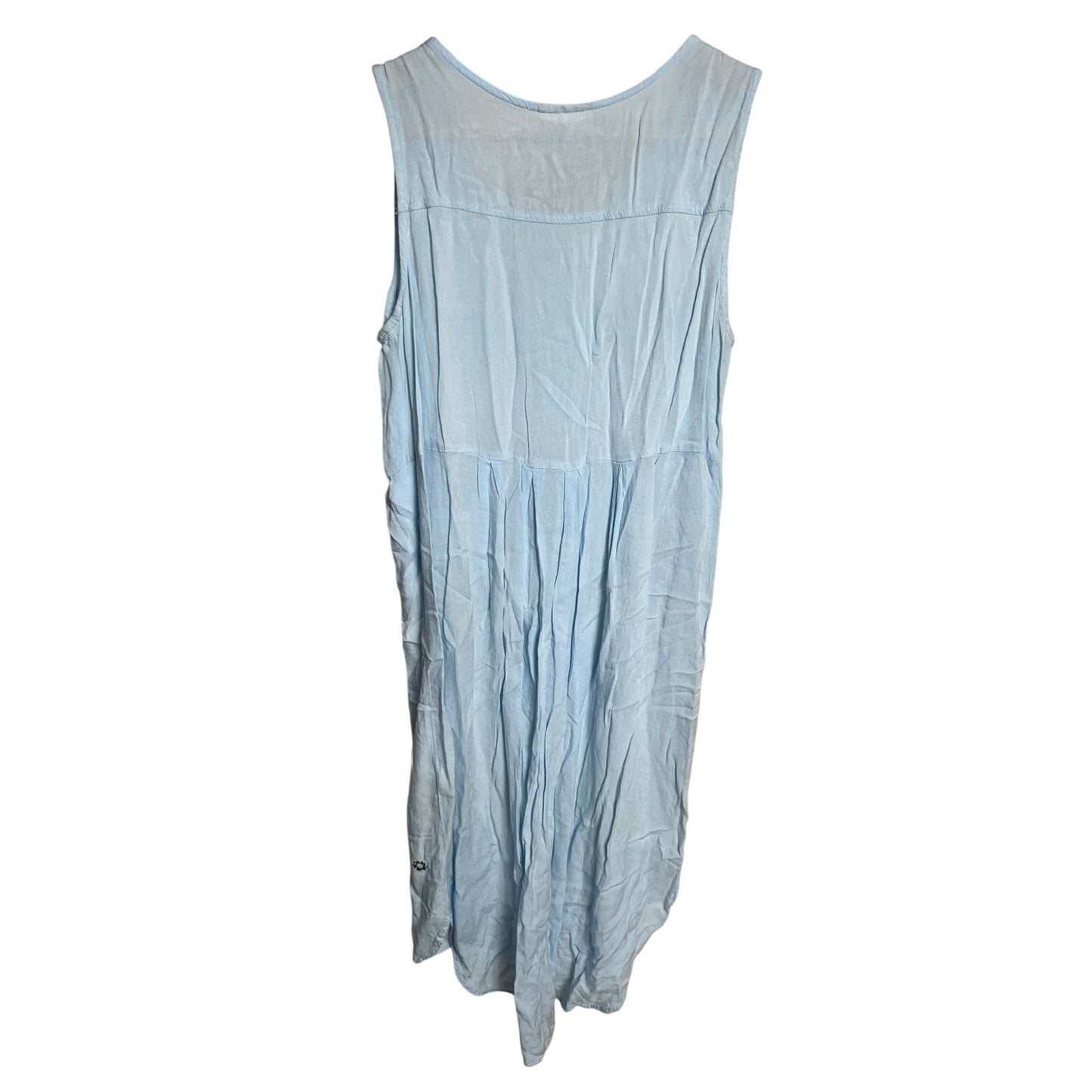 Numph Size 34 Blue Pocketed Women Long Dress