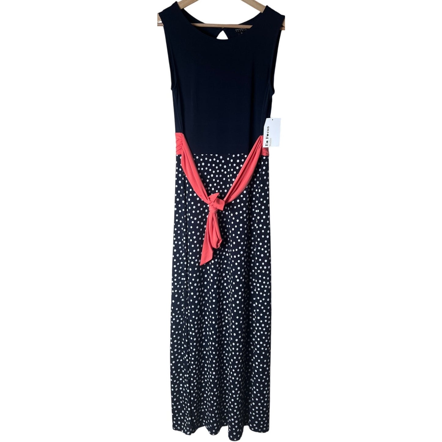 Enfocus Studio Long Dress W/ Red Strap Size 10 NWT