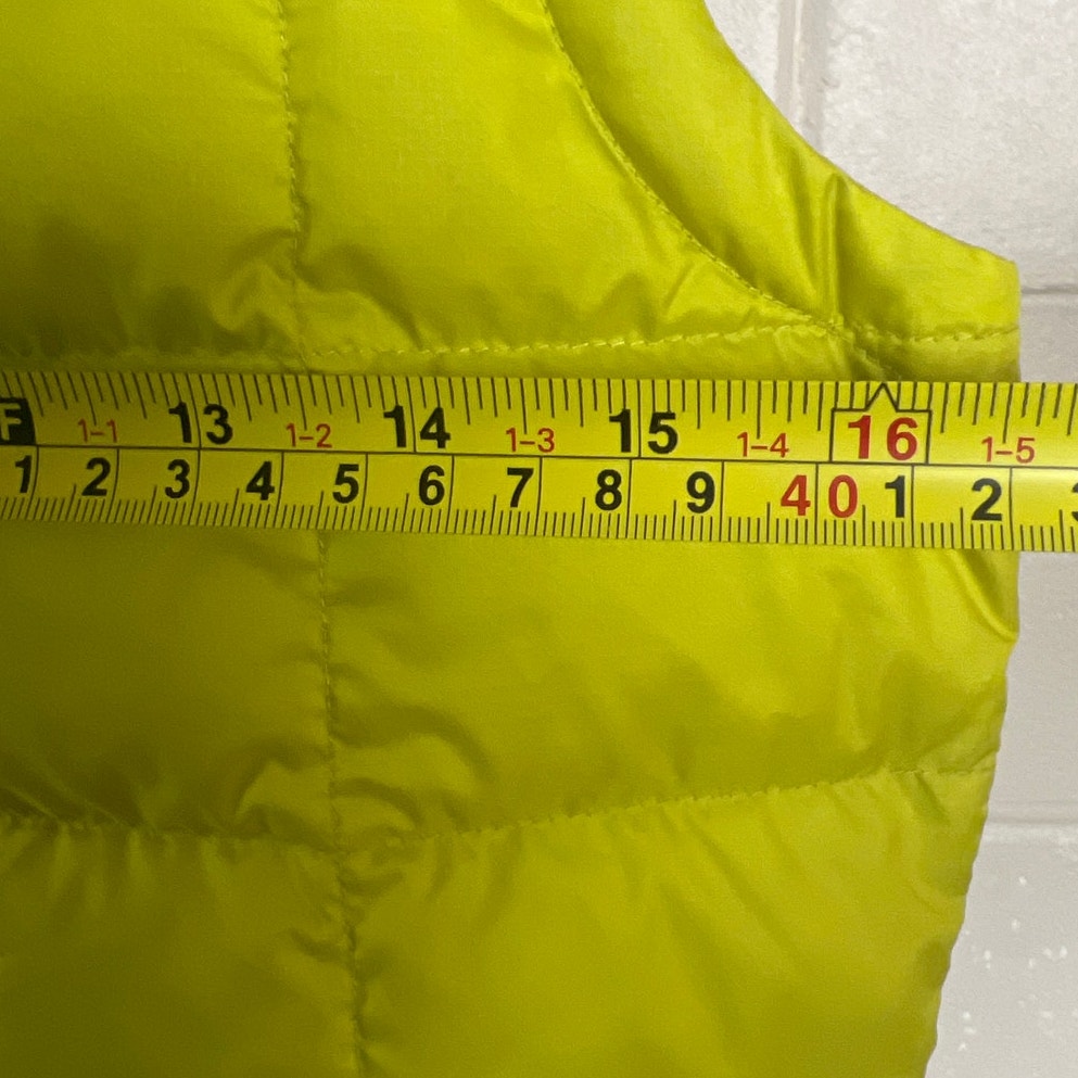 Marmot Puffer Vest Yellow Medium Girls Youth *Damage*