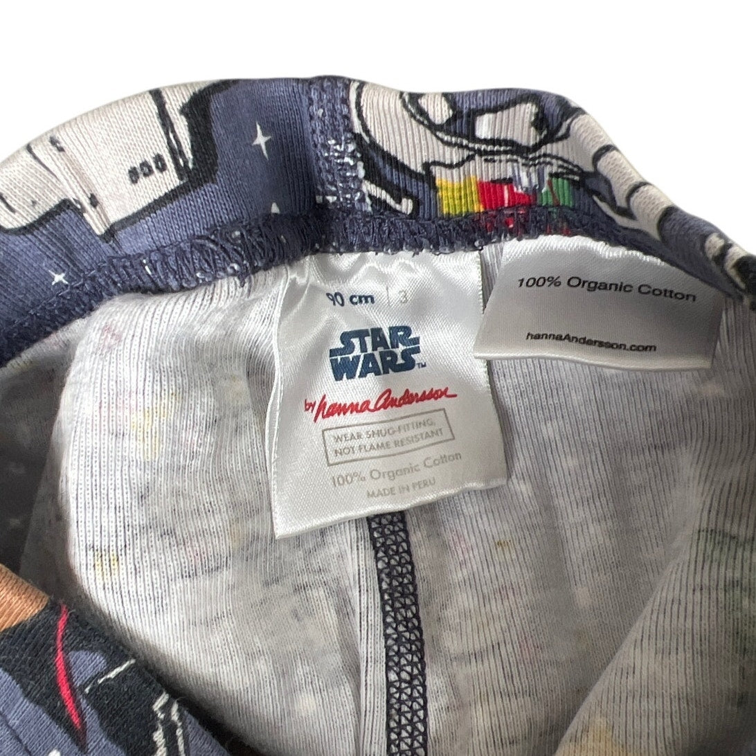 Hanna Andersson Kids Star Wars Christmas Pajama Pants Size 90cm