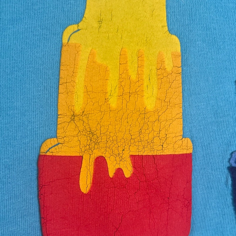 Mini Moden 5-6Y Popsicle T-shirt Toddler Blue