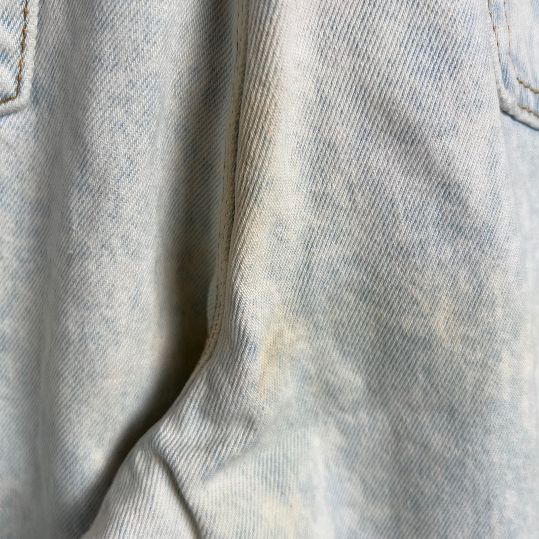 Vintage Jou Jou Light Acid Wash High Rise Hole Jeans Size 11/12