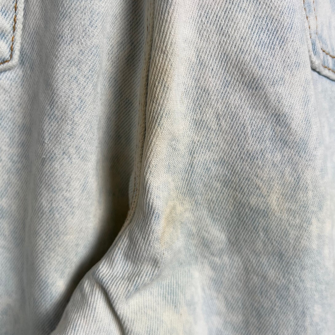 Vintage Jou Jou Light Acid Wash High Rise Hole Jeans Size 11/12