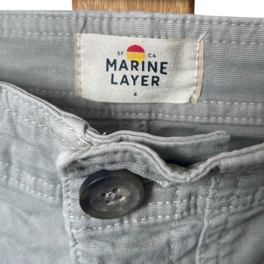 Marine Layer Size 4 Cotton Utility Pants Women's