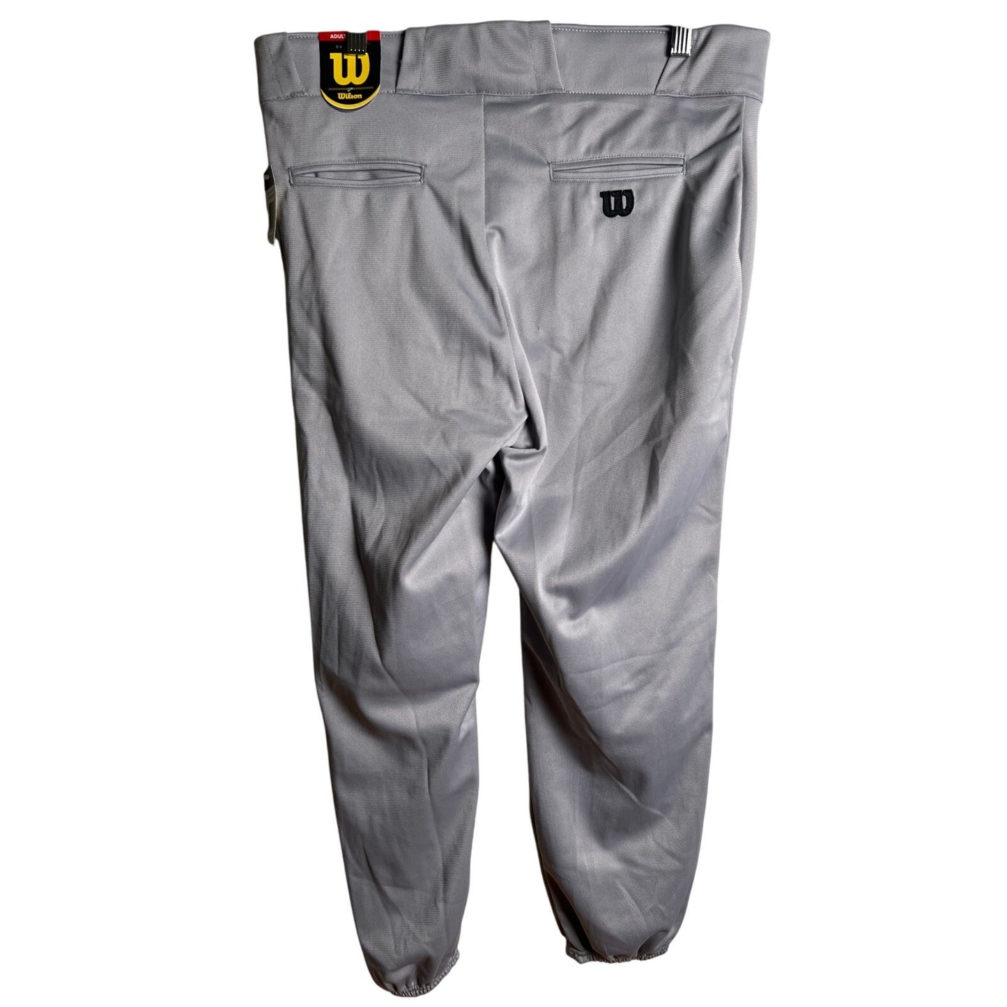 NWT Wilsons Mens Grey Baseball Pants SIze L