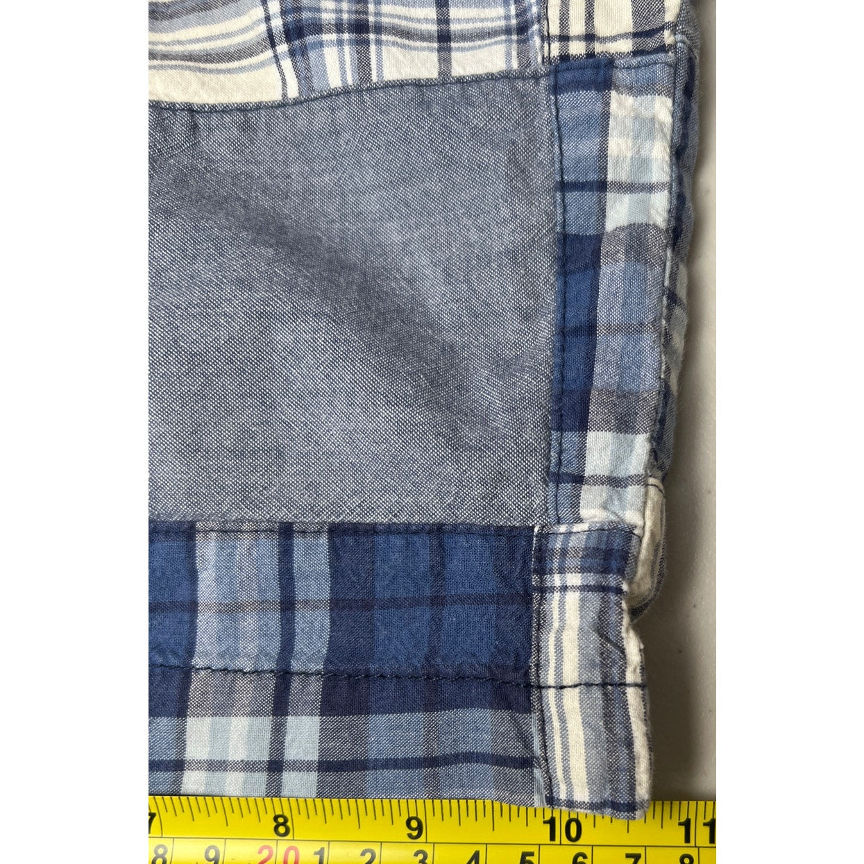 Nautica Clipper Mens Plaid Relaxed Fit Shorts Patchwork 33