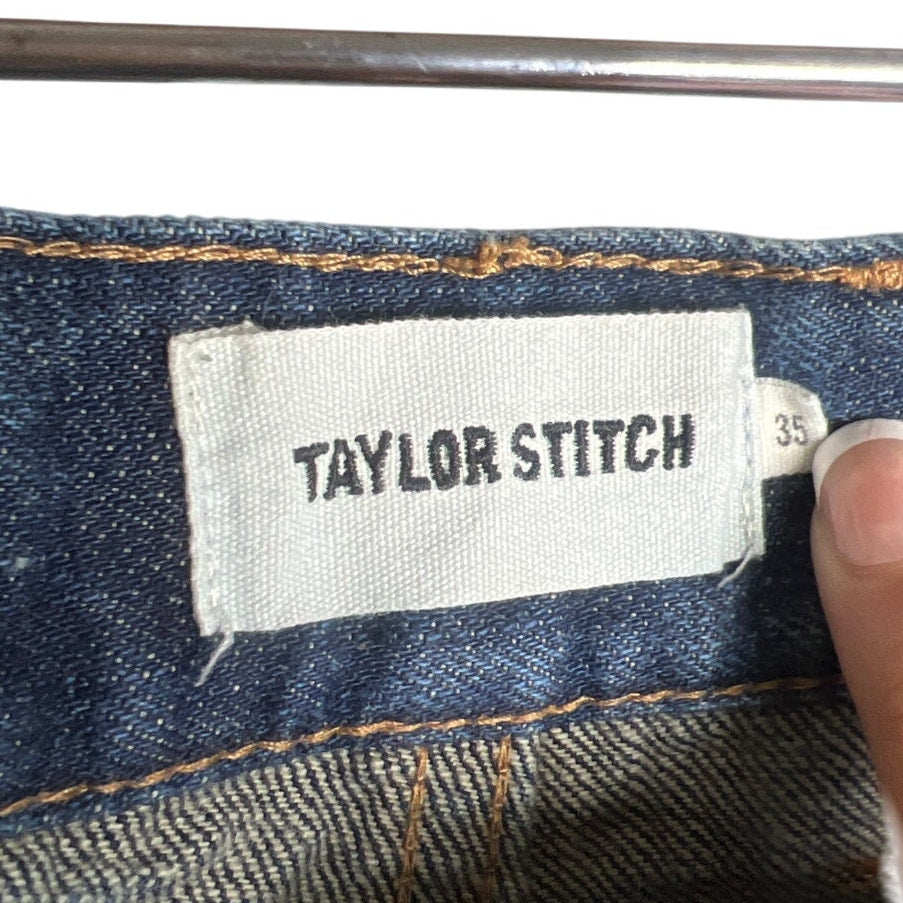 Taylor Stitch Size 35 Men's Jeans Slim Blue Denim